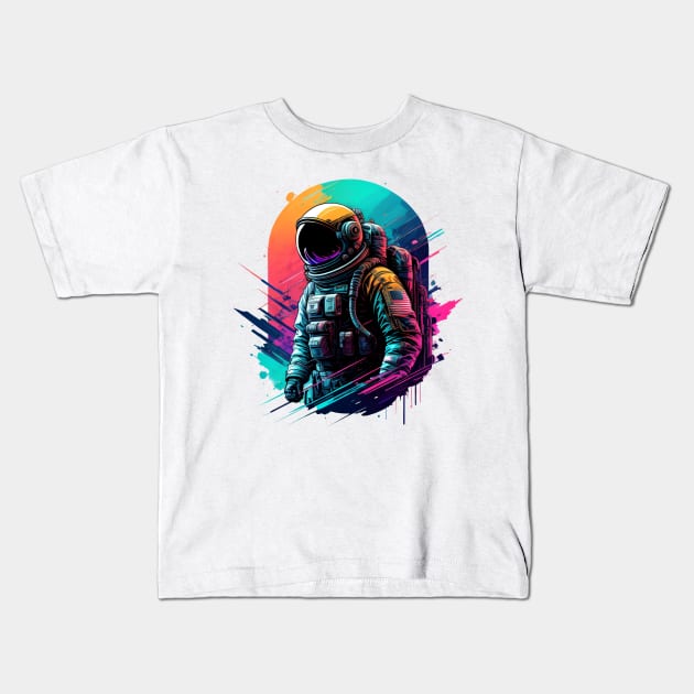 Space Travelers Kids T-Shirt by Dürer Design